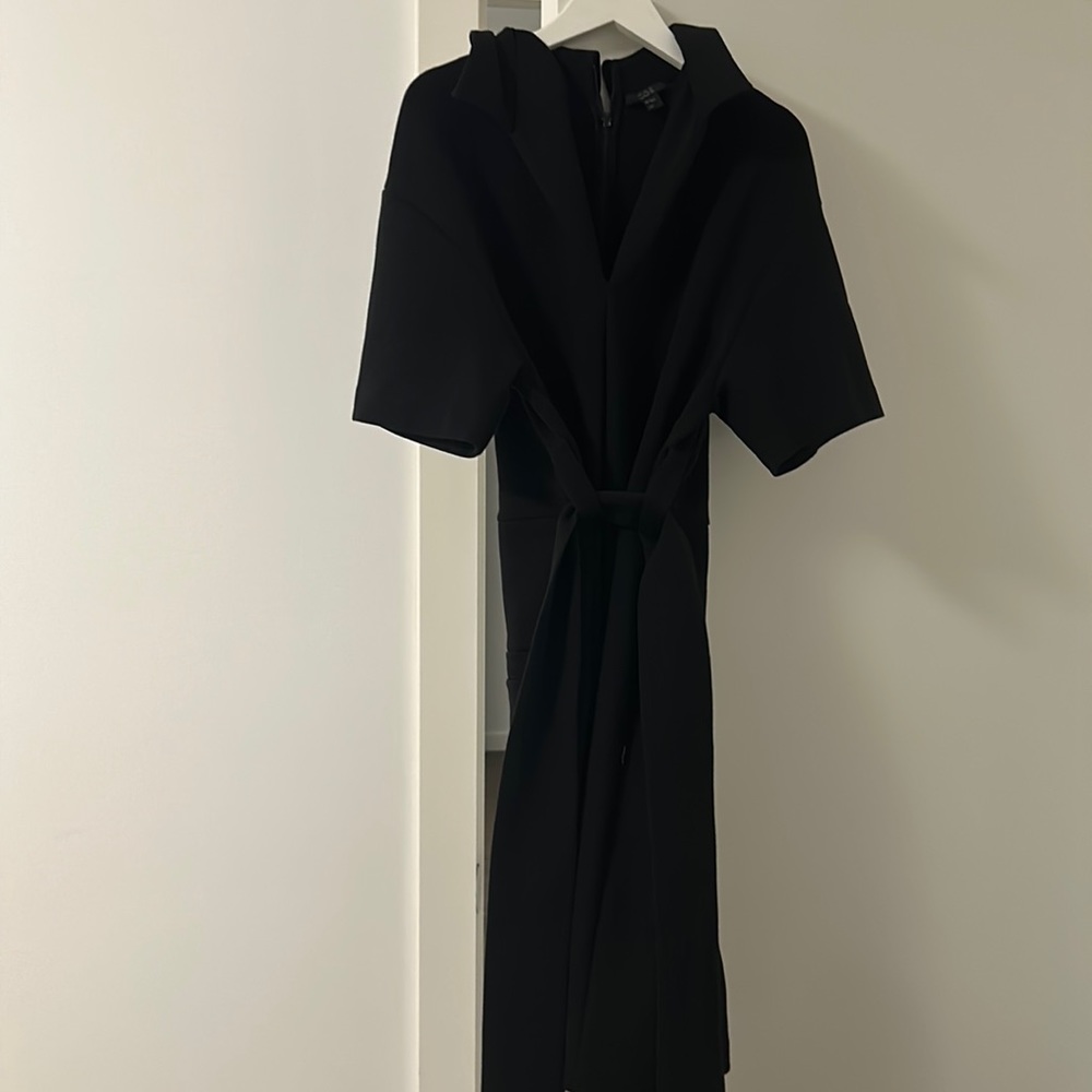 95% new Cos black ribbon dress - Picture 1 of 5